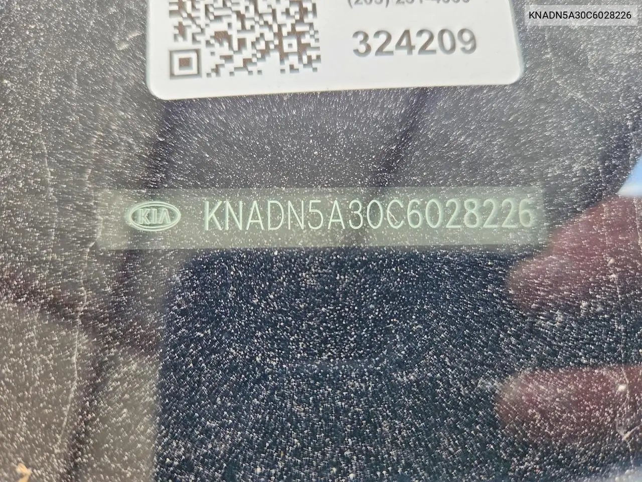 2012 Kia Rio VIN: KNADN5A30C6028226 Lot: 60626256