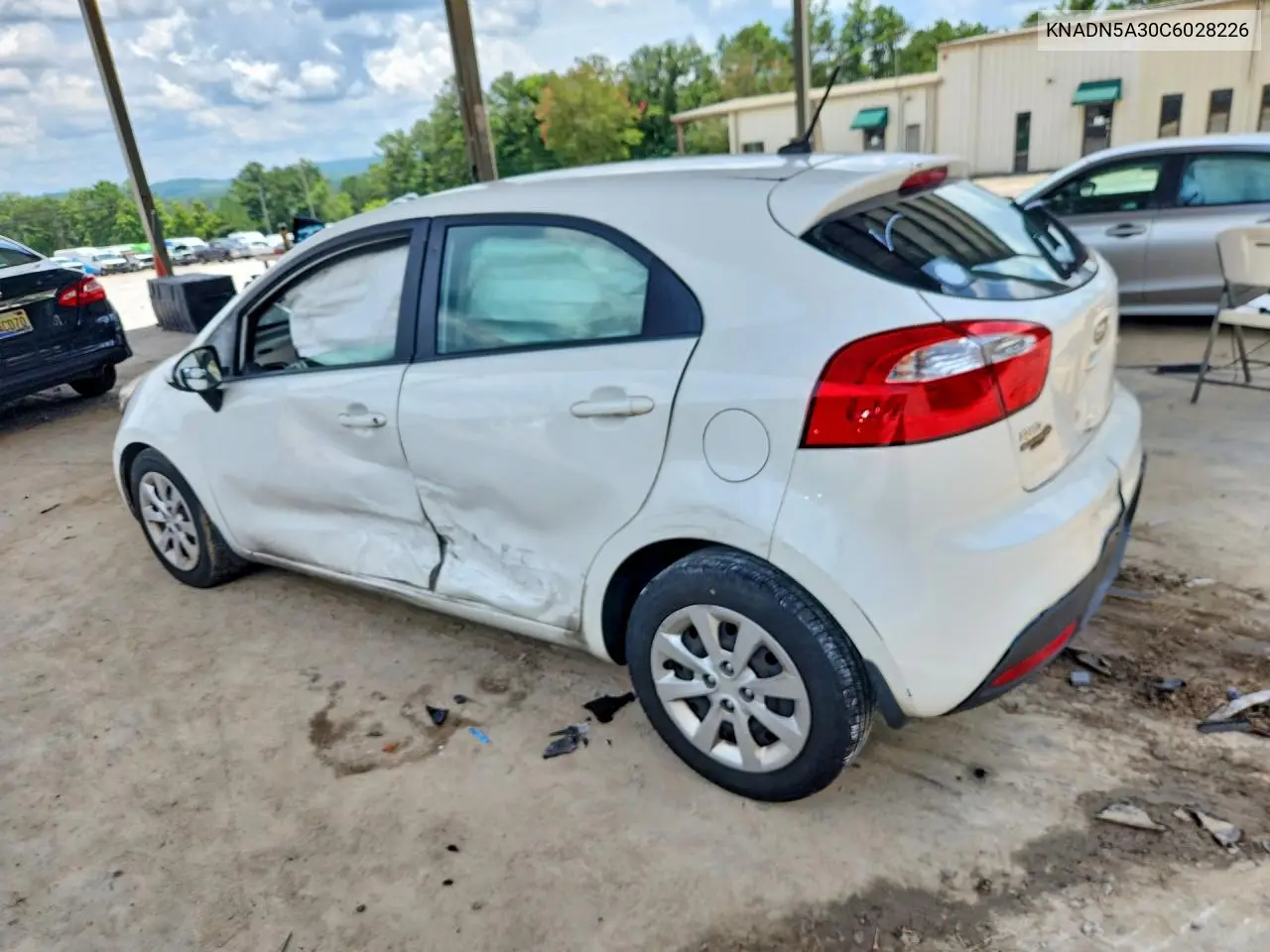 2012 Kia Rio VIN: KNADN5A30C6028226 Lot: 60626256