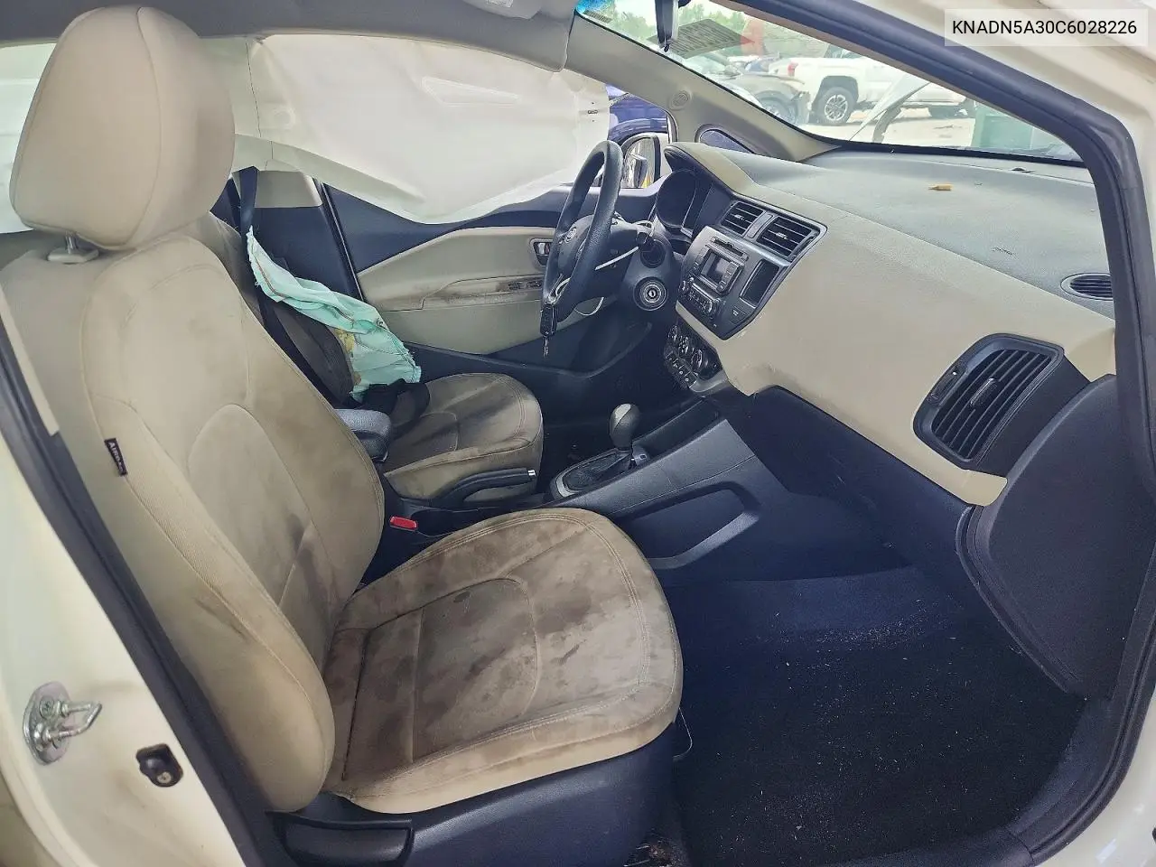 2012 Kia Rio VIN: KNADN5A30C6028226 Lot: 60626256