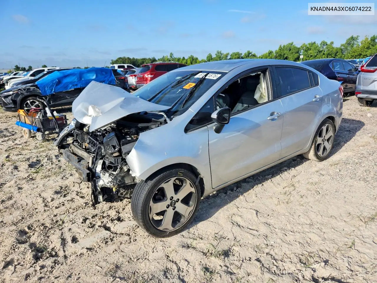 2012 Kia Rio Sx VIN: KNADN4A3XC6074222 Lot: 61561876