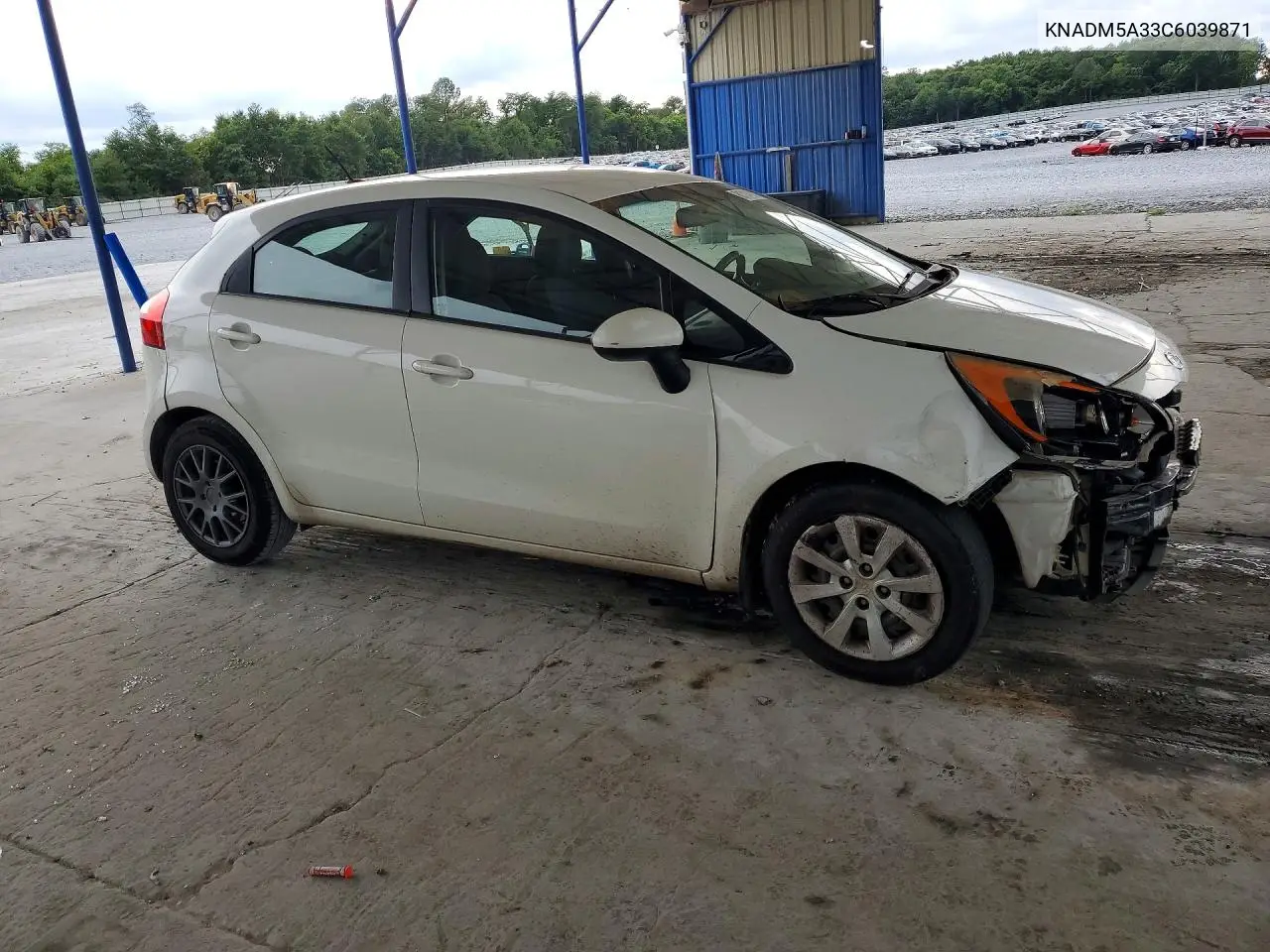 2012 Kia Rio Lx VIN: KNADM5A33C6039871 Lot: 61714176