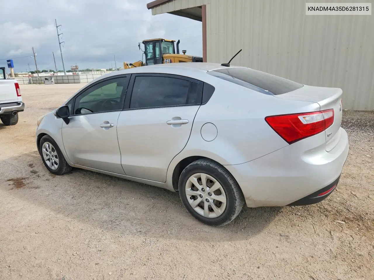 2013 Kia Rio Lx VIN: KNADM4A35D6281315 Lot: 57183196