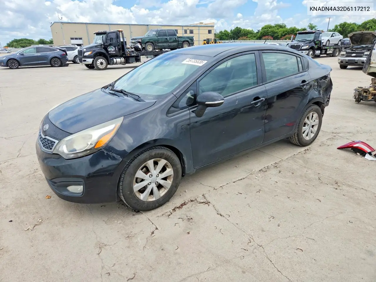 2013 Kia Rio Ex VIN: KNADN4A32D6117212 Lot: 59735836