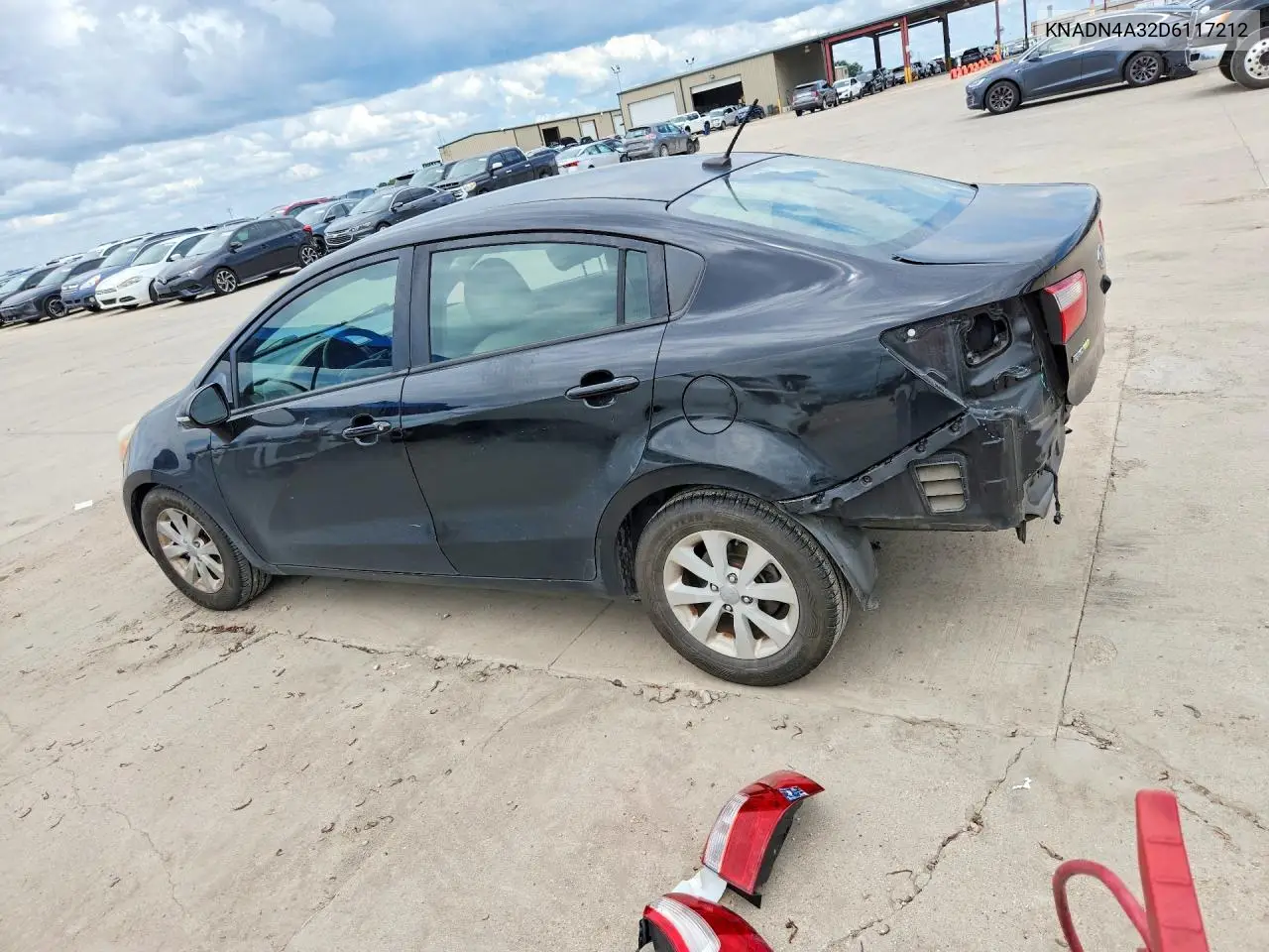 2013 Kia Rio Ex VIN: KNADN4A32D6117212 Lot: 59735836