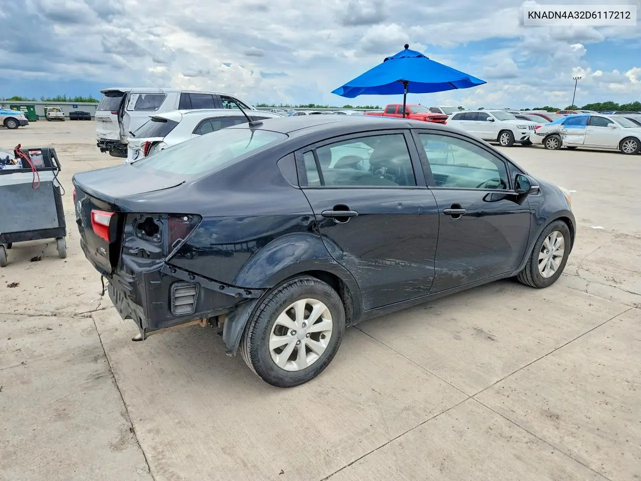 2013 Kia Rio Ex VIN: KNADN4A32D6117212 Lot: 59735836