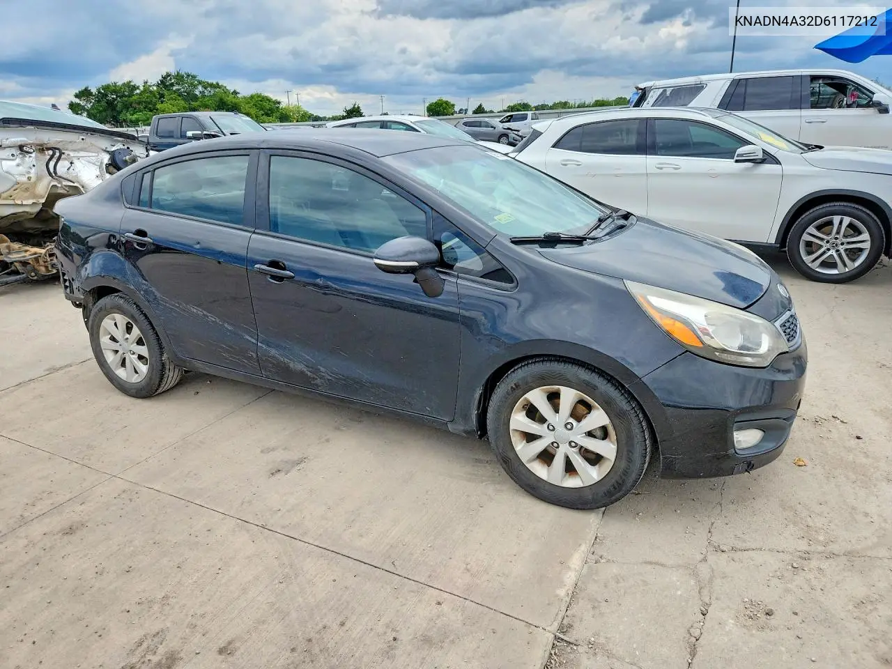 2013 Kia Rio Ex VIN: KNADN4A32D6117212 Lot: 59735836