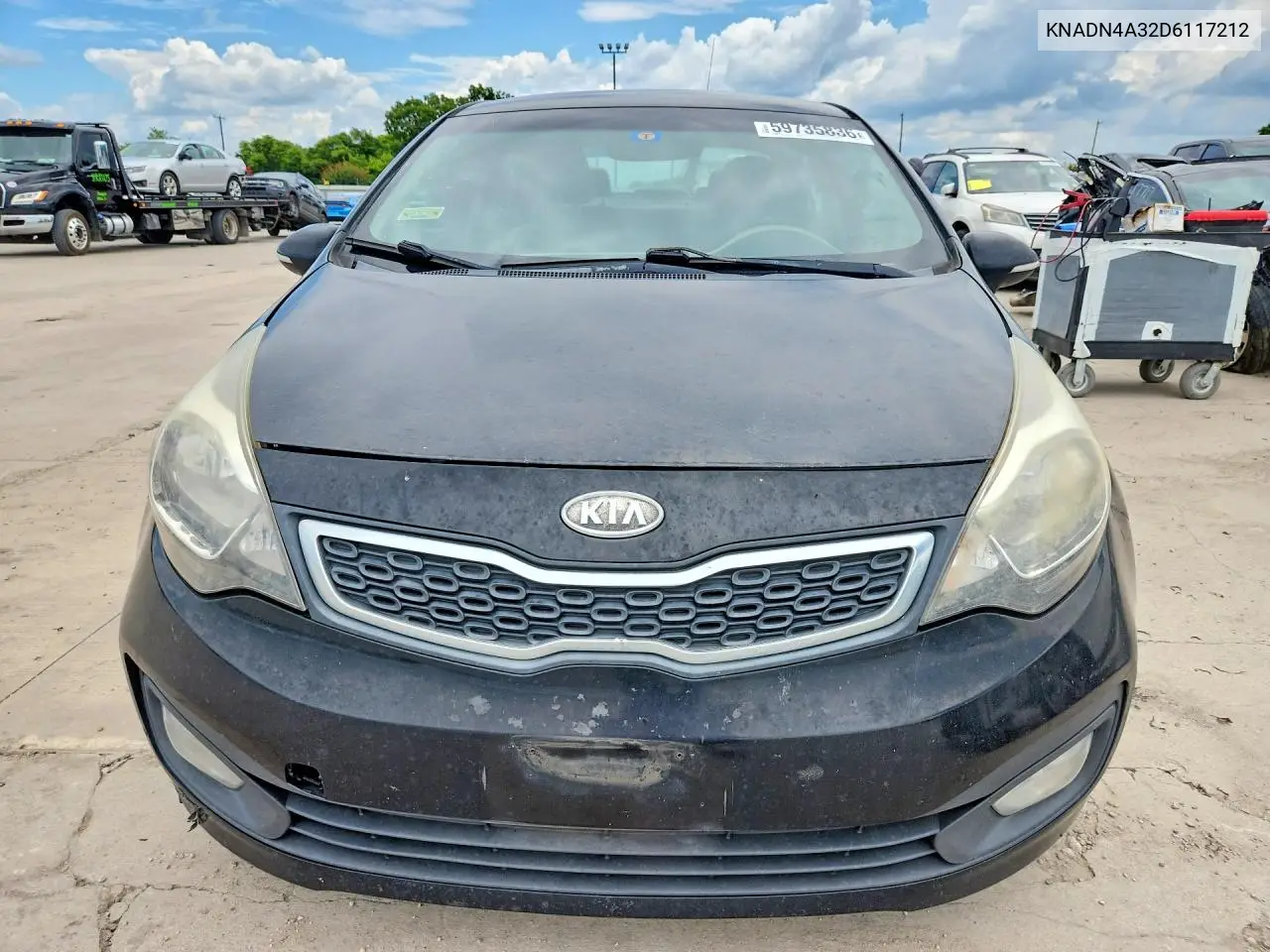 2013 Kia Rio Ex VIN: KNADN4A32D6117212 Lot: 59735836