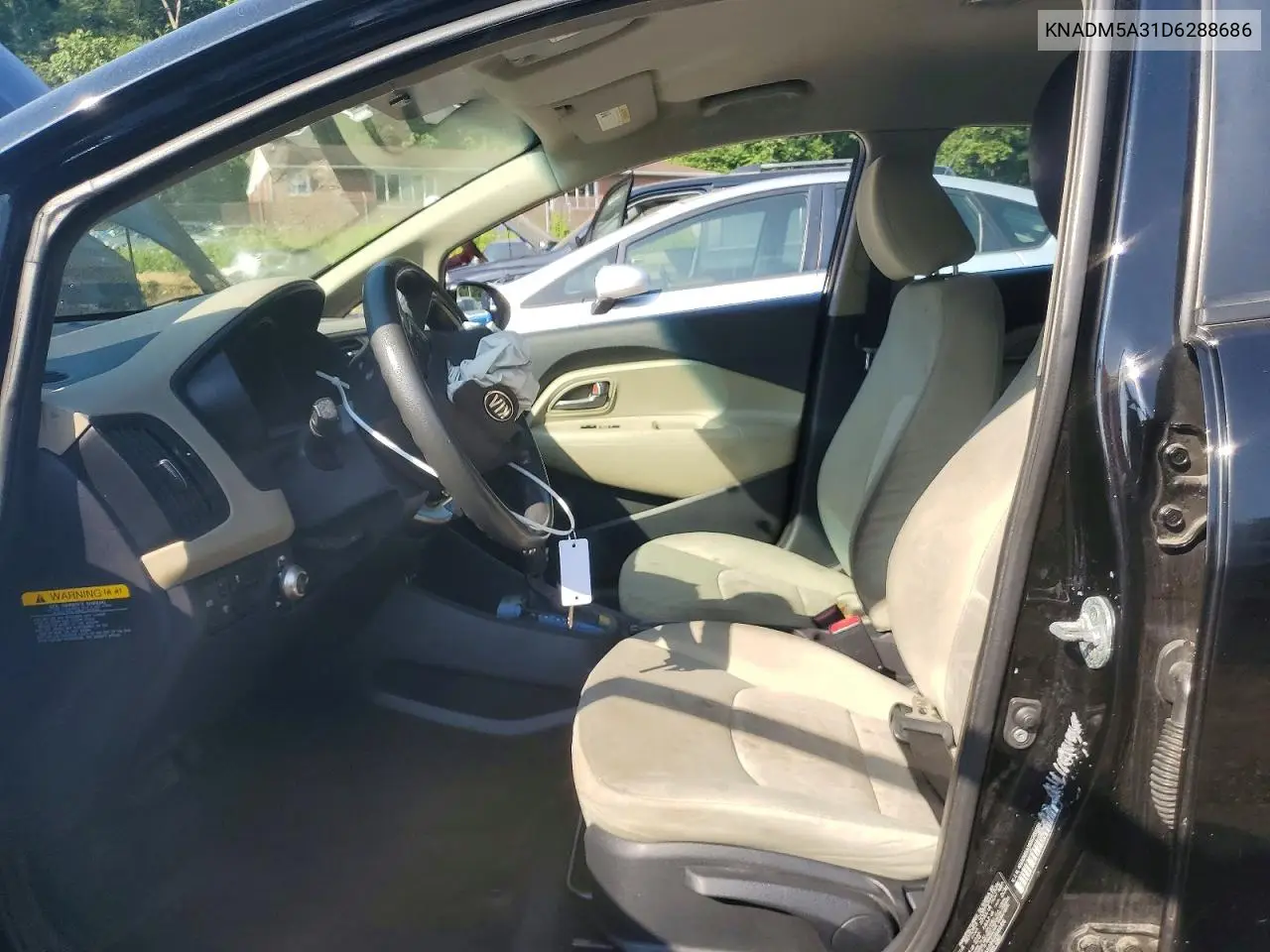 2013 Kia Rio Lx VIN: KNADM5A31D6288686 Lot: 60943226