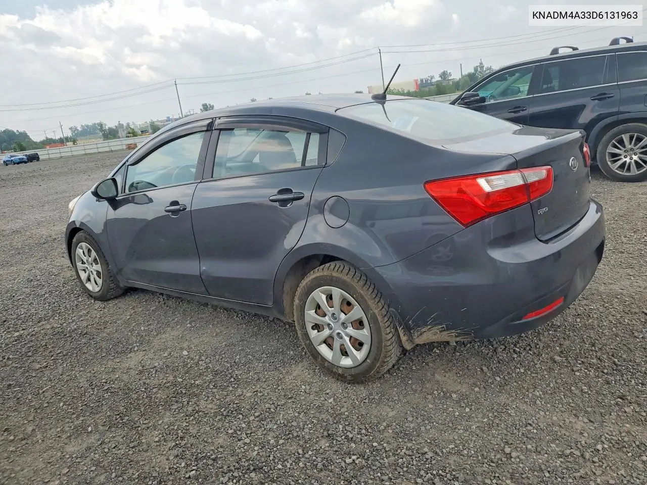 2013 Kia Rio Lx VIN: KNADM4A33D6131963 Lot: 61157076