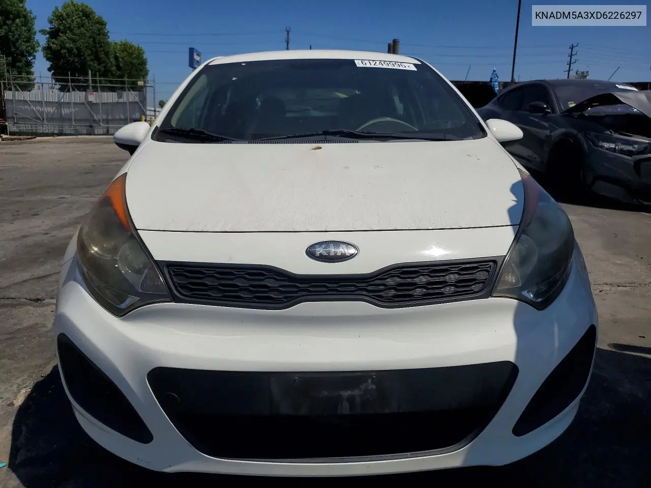 2013 Kia Rio Lx VIN: KNADM5A3XD6226297 Lot: 61249996