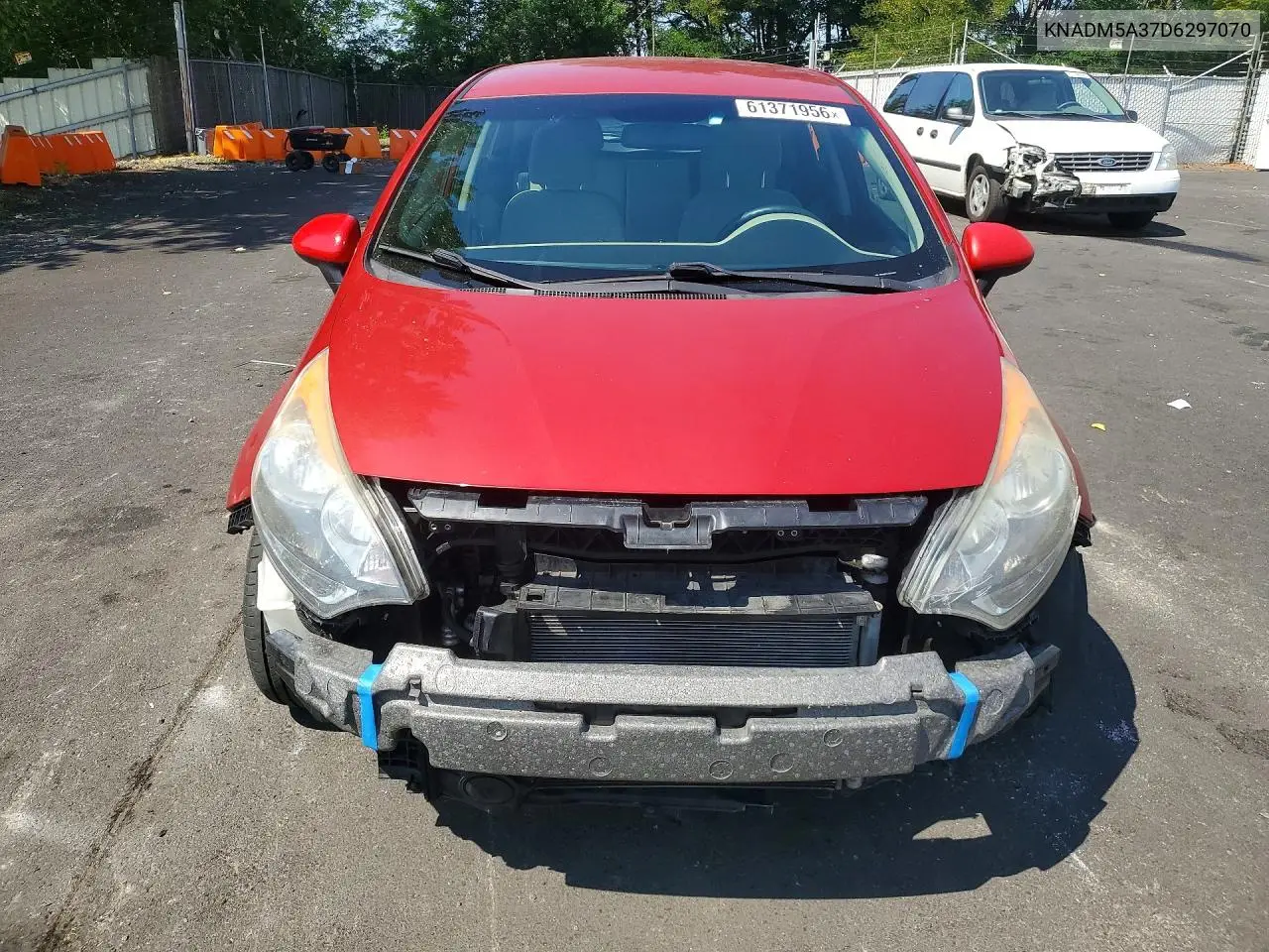 2013 Kia Rio Lx VIN: KNADM5A37D6297070 Lot: 61371956