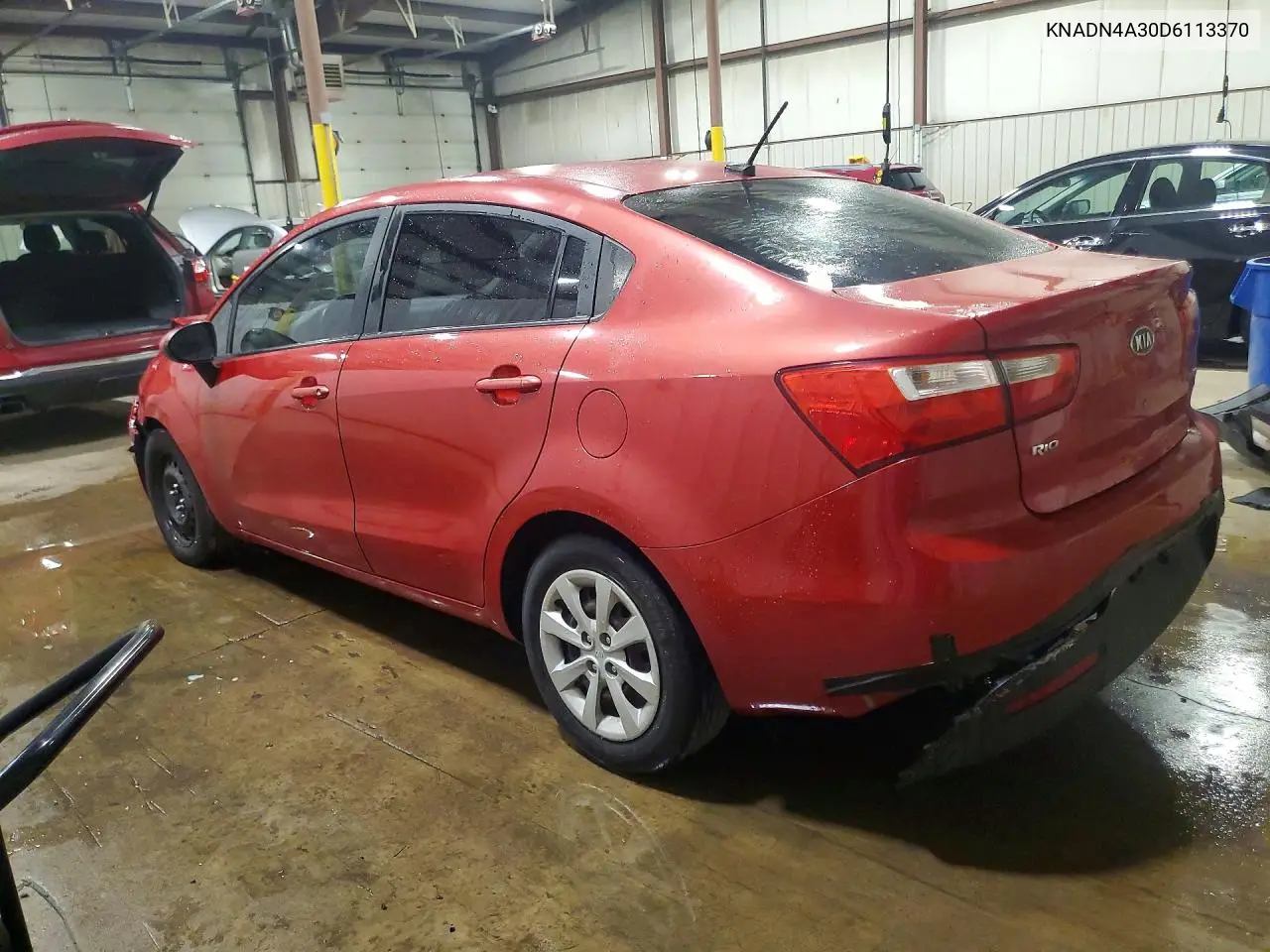 2013 Kia Rio Ex VIN: KNADN4A30D6113370 Lot: 61529806