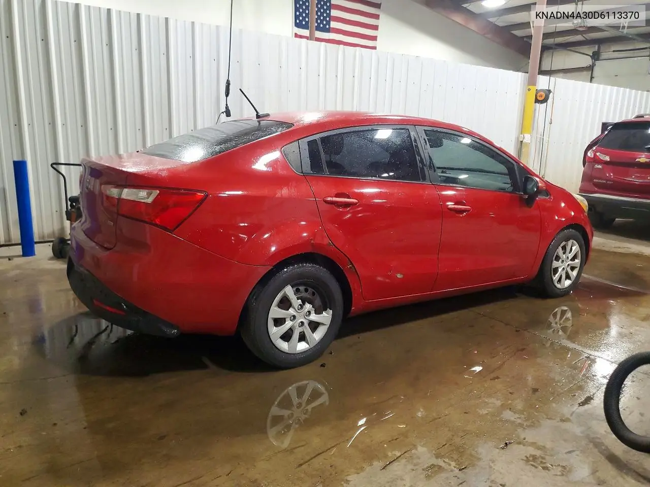 2013 Kia Rio Ex VIN: KNADN4A30D6113370 Lot: 61529806