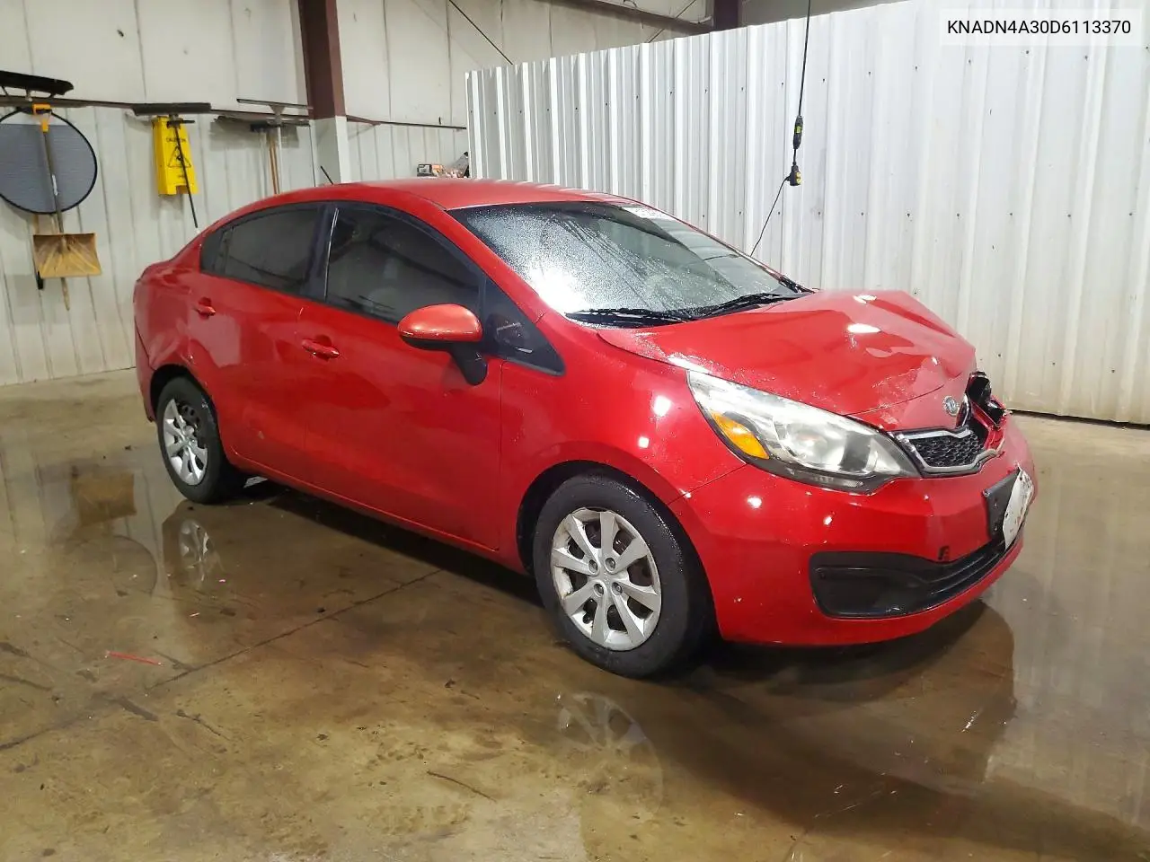 2013 Kia Rio Ex VIN: KNADN4A30D6113370 Lot: 61529806