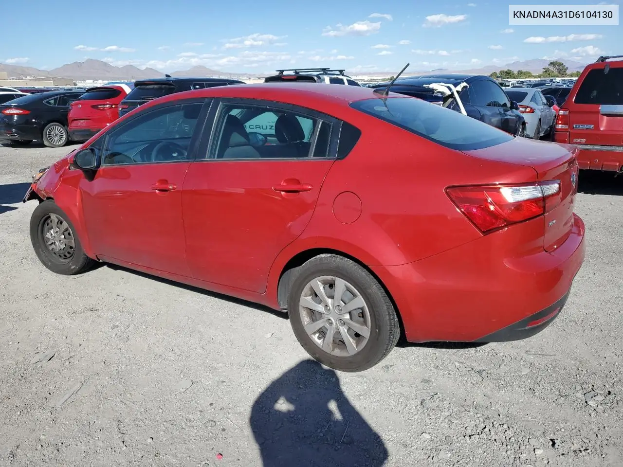 KNADN4A31D6104130 2013 Kia Rio Ex