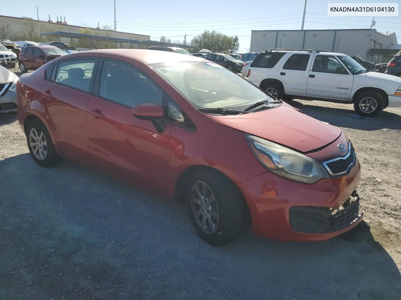 KNADN4A31D6104130 2013 Kia Rio Ex