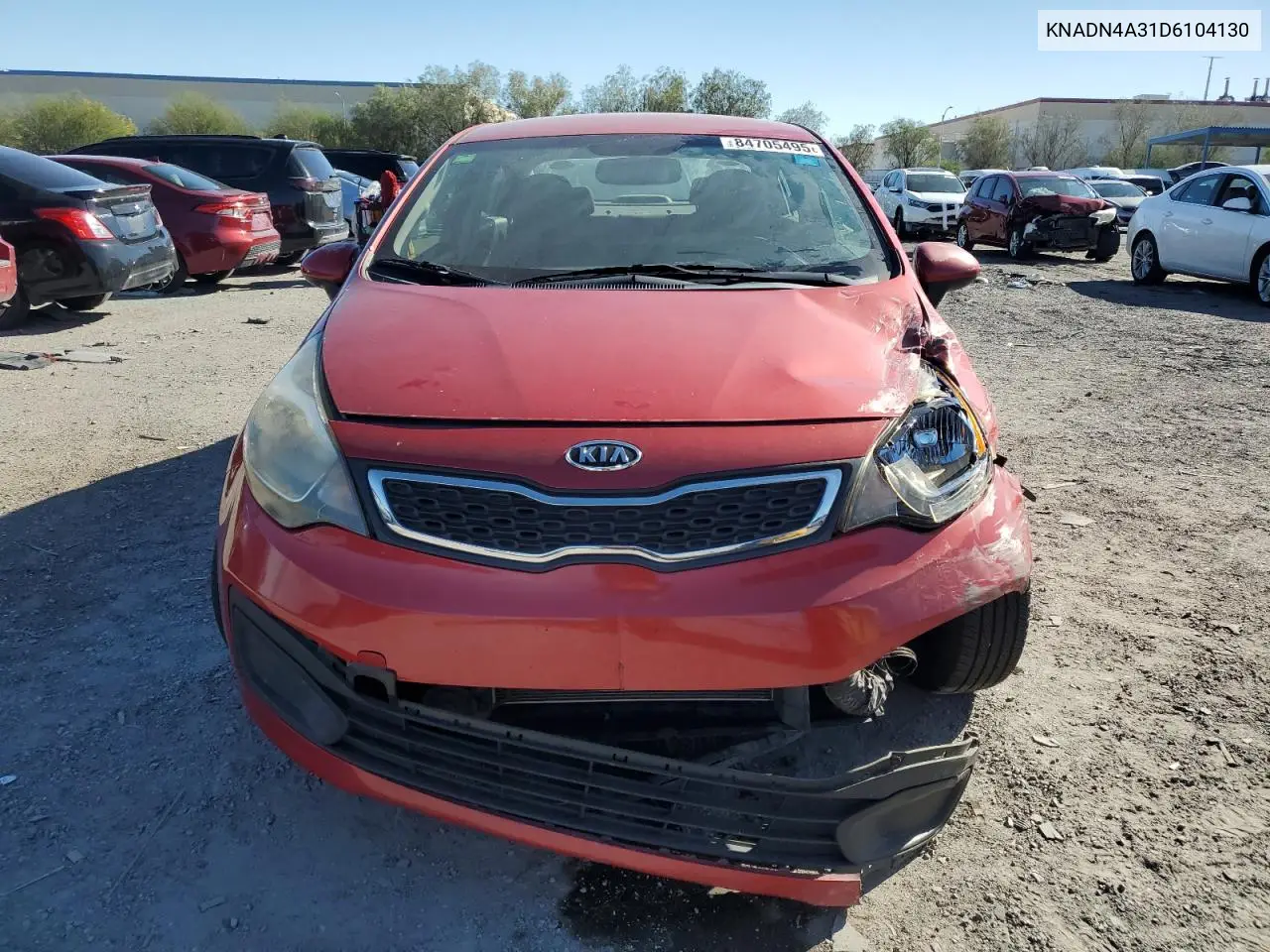 KNADN4A31D6104130 2013 Kia Rio Ex