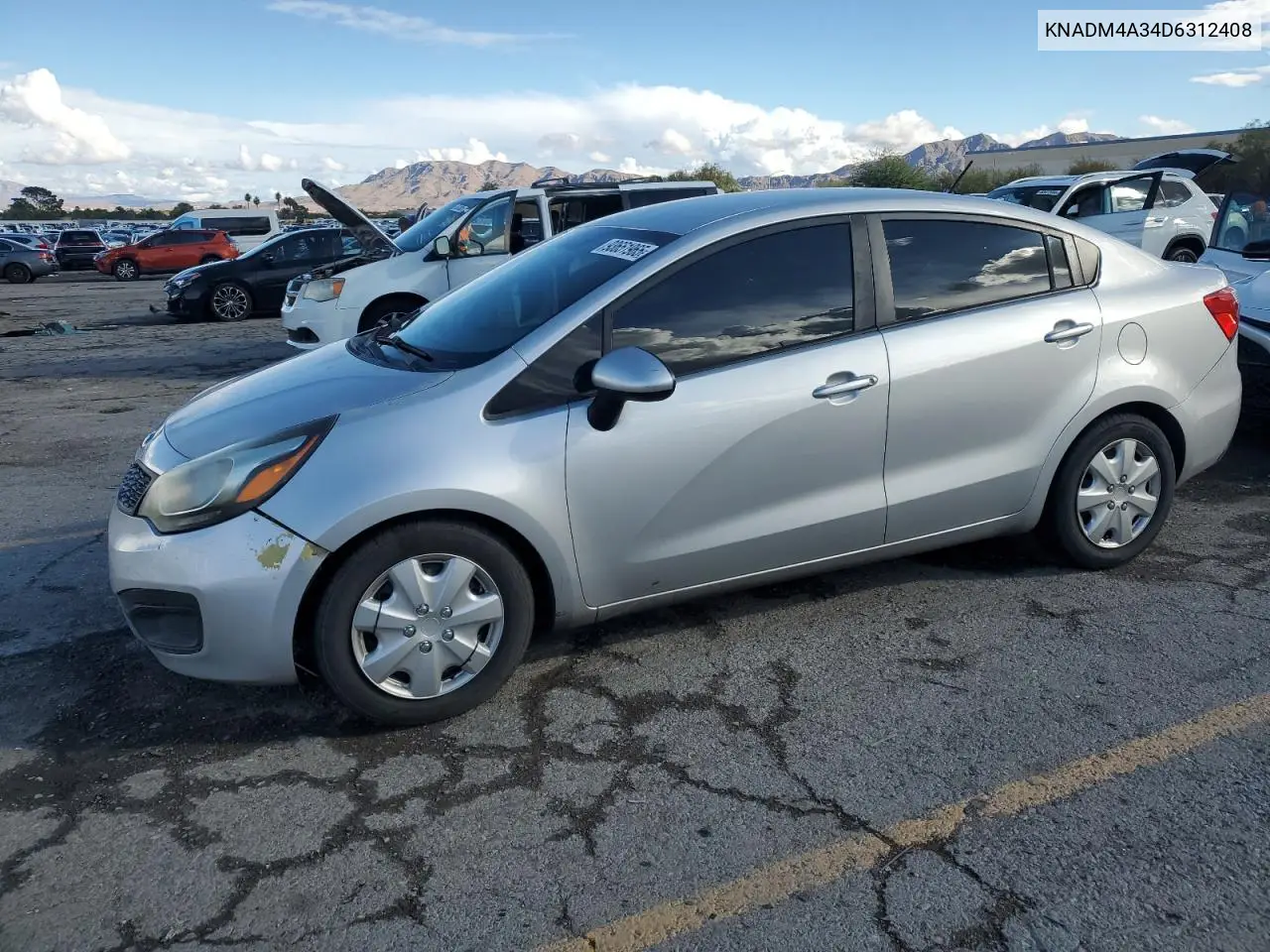 KNADM4A34D6312408 2013 Kia Rio Lx