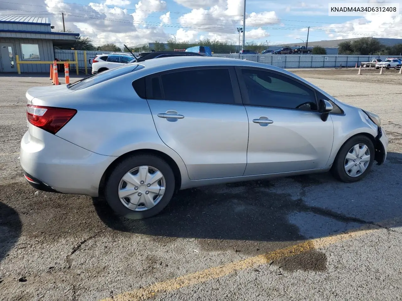 KNADM4A34D6312408 2013 Kia Rio Lx