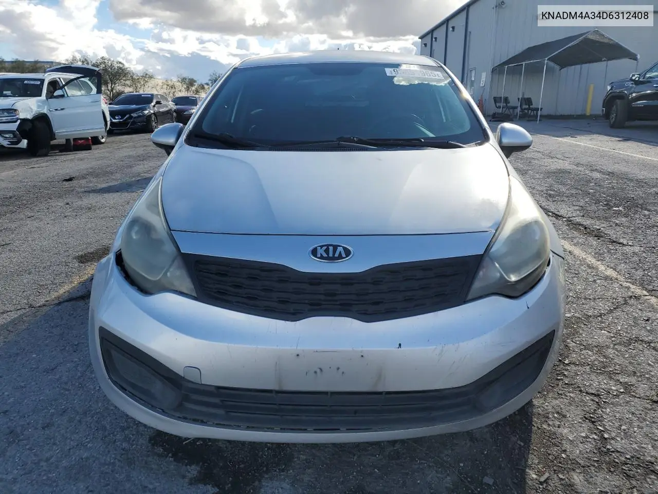 KNADM4A34D6312408 2013 Kia Rio Lx