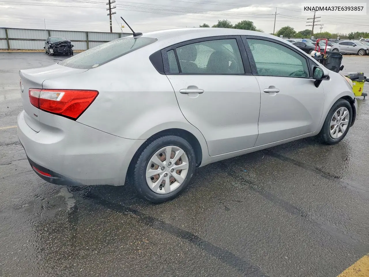 2014 Kia Rio Lx VIN: KNADM4A37E6393857 Lot: 58970686