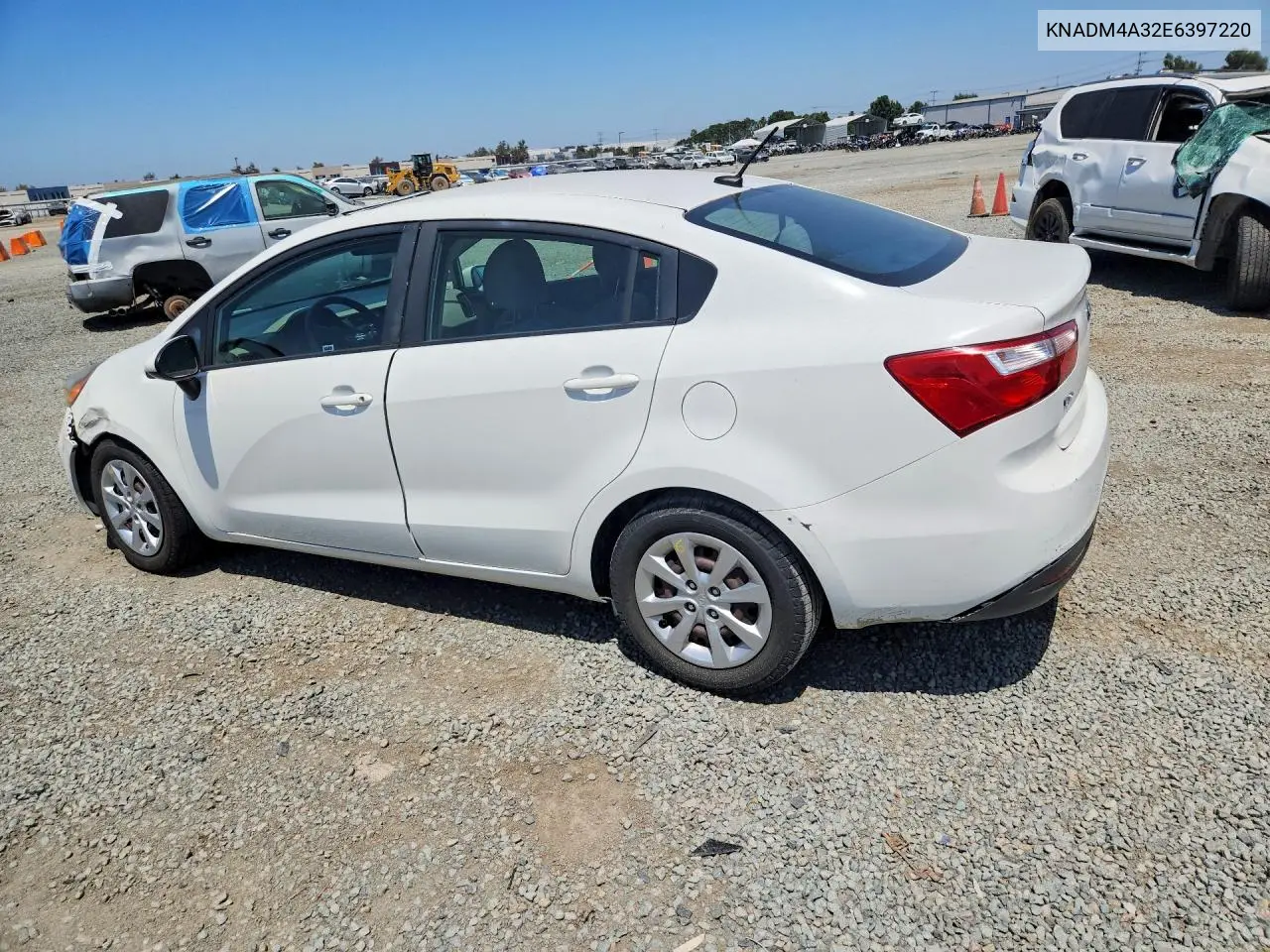 2014 Kia Rio Lx VIN: KNADM4A32E6397220 Lot: 60526696