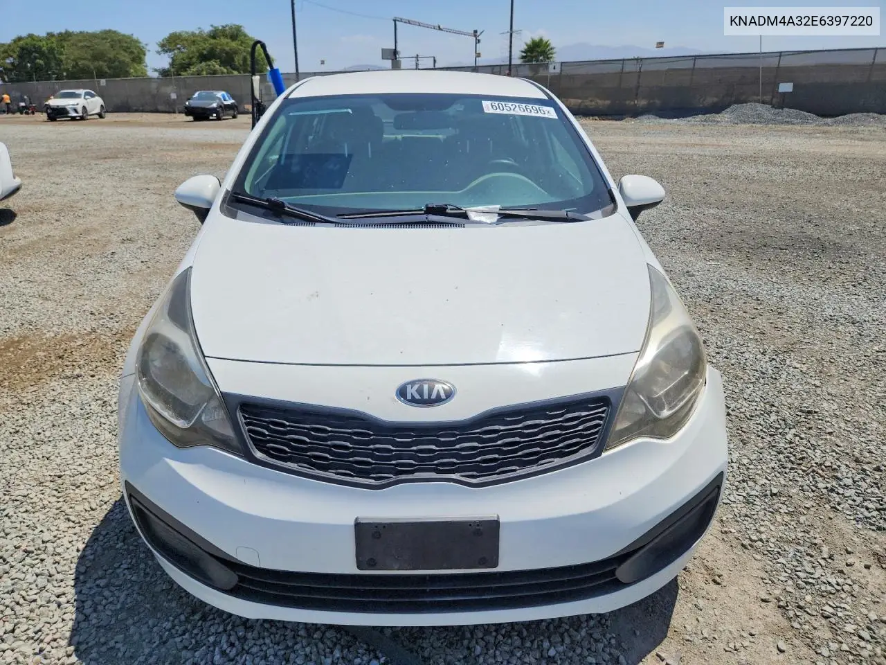 2014 Kia Rio Lx VIN: KNADM4A32E6397220 Lot: 60526696