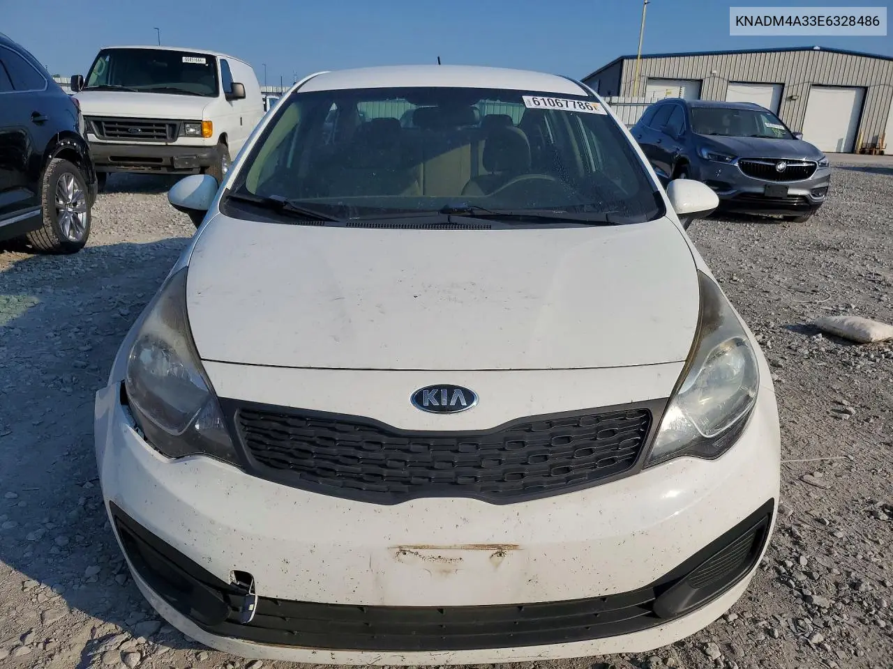2014 Kia Rio Lx VIN: KNADM4A33E6328486 Lot: 61067786