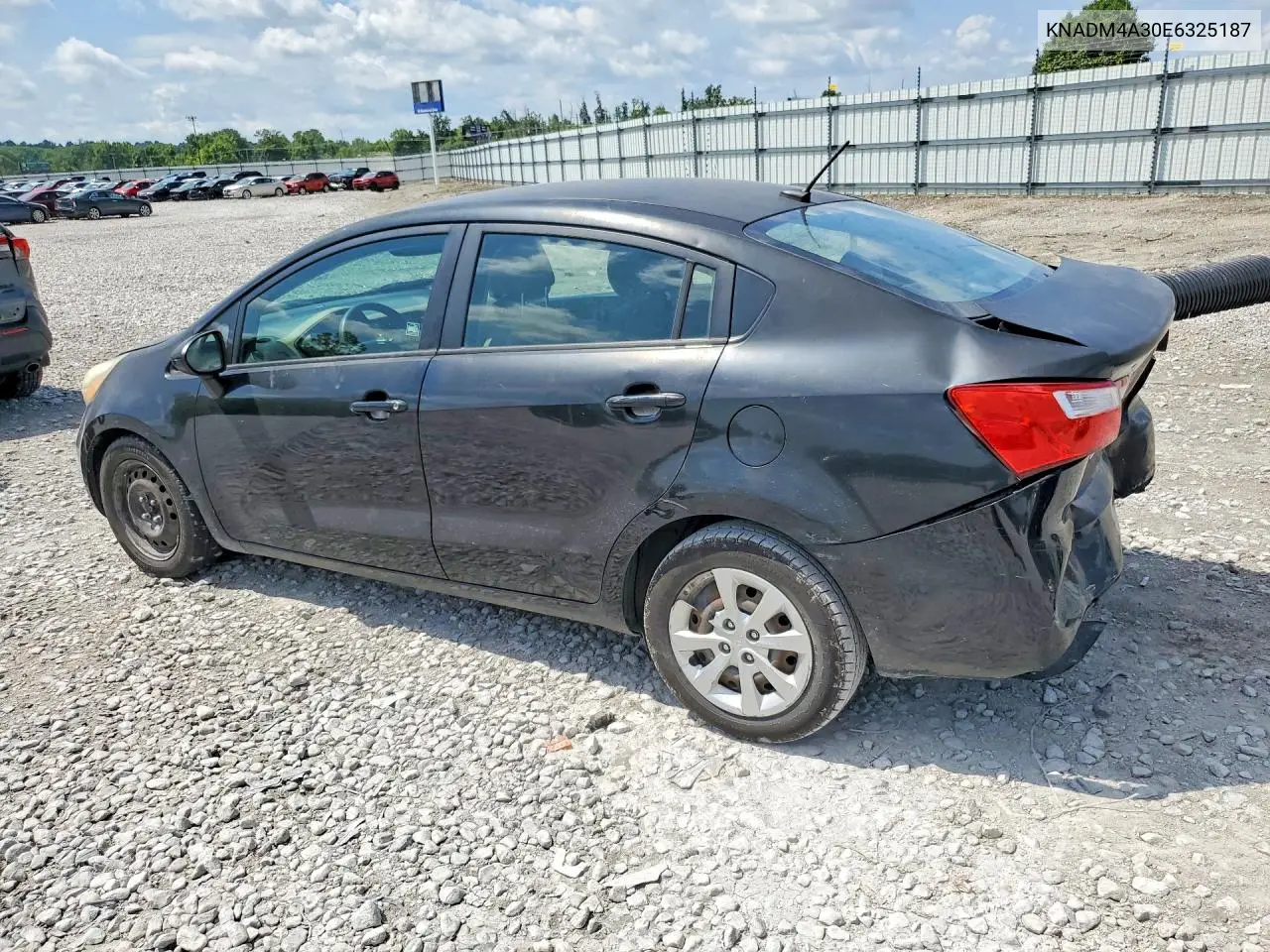 2014 Kia Rio Lx VIN: KNADM4A30E6325187 Lot: 61510016