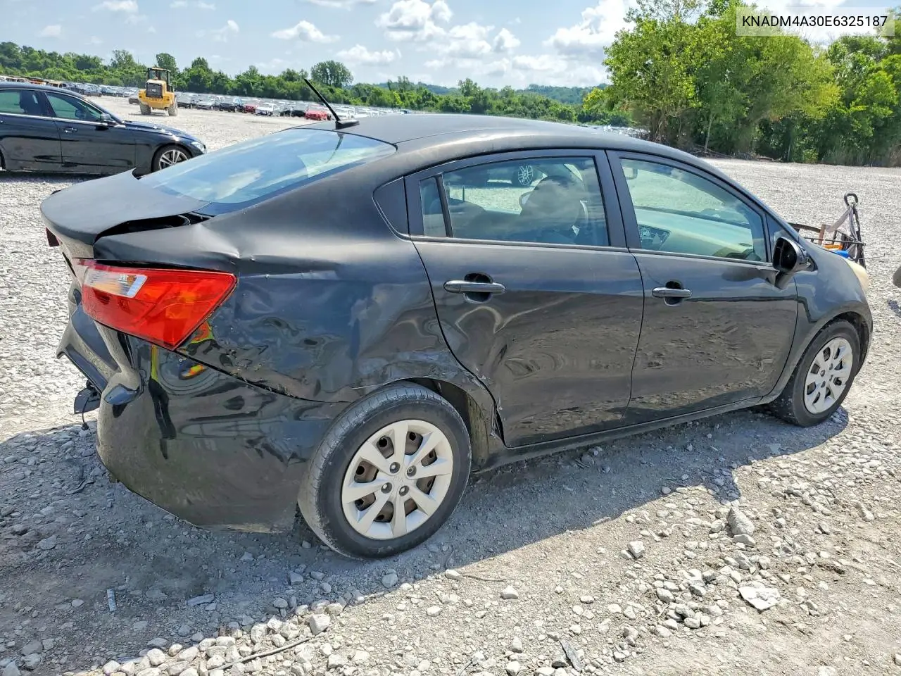 2014 Kia Rio Lx VIN: KNADM4A30E6325187 Lot: 61510016