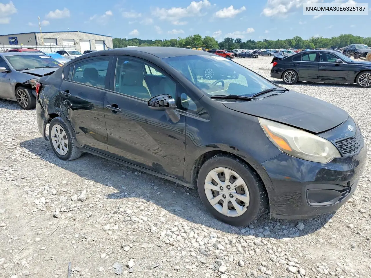 2014 Kia Rio Lx VIN: KNADM4A30E6325187 Lot: 61510016