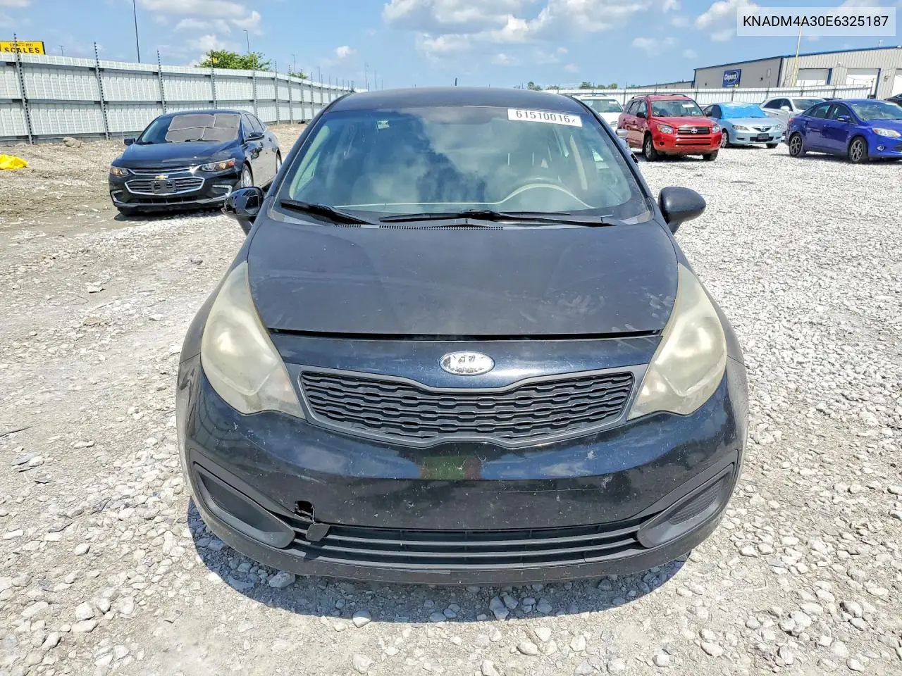 2014 Kia Rio Lx VIN: KNADM4A30E6325187 Lot: 61510016
