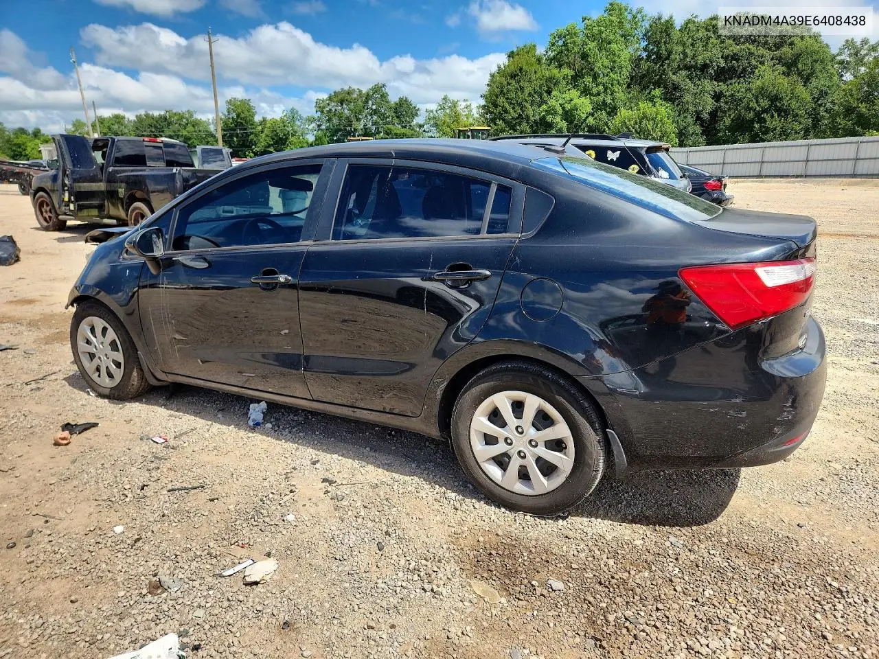 2014 Kia Rio Lx VIN: KNADM4A39E6408438 Lot: 61774866