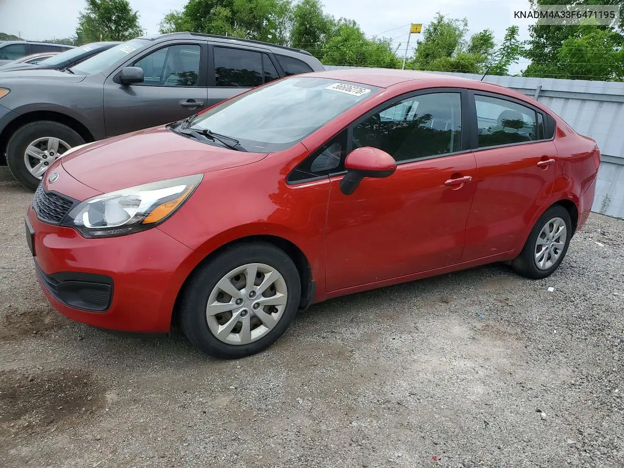 2015 Kia Rio Lx VIN: KNADM4A33F6471195 Lot: 56606276