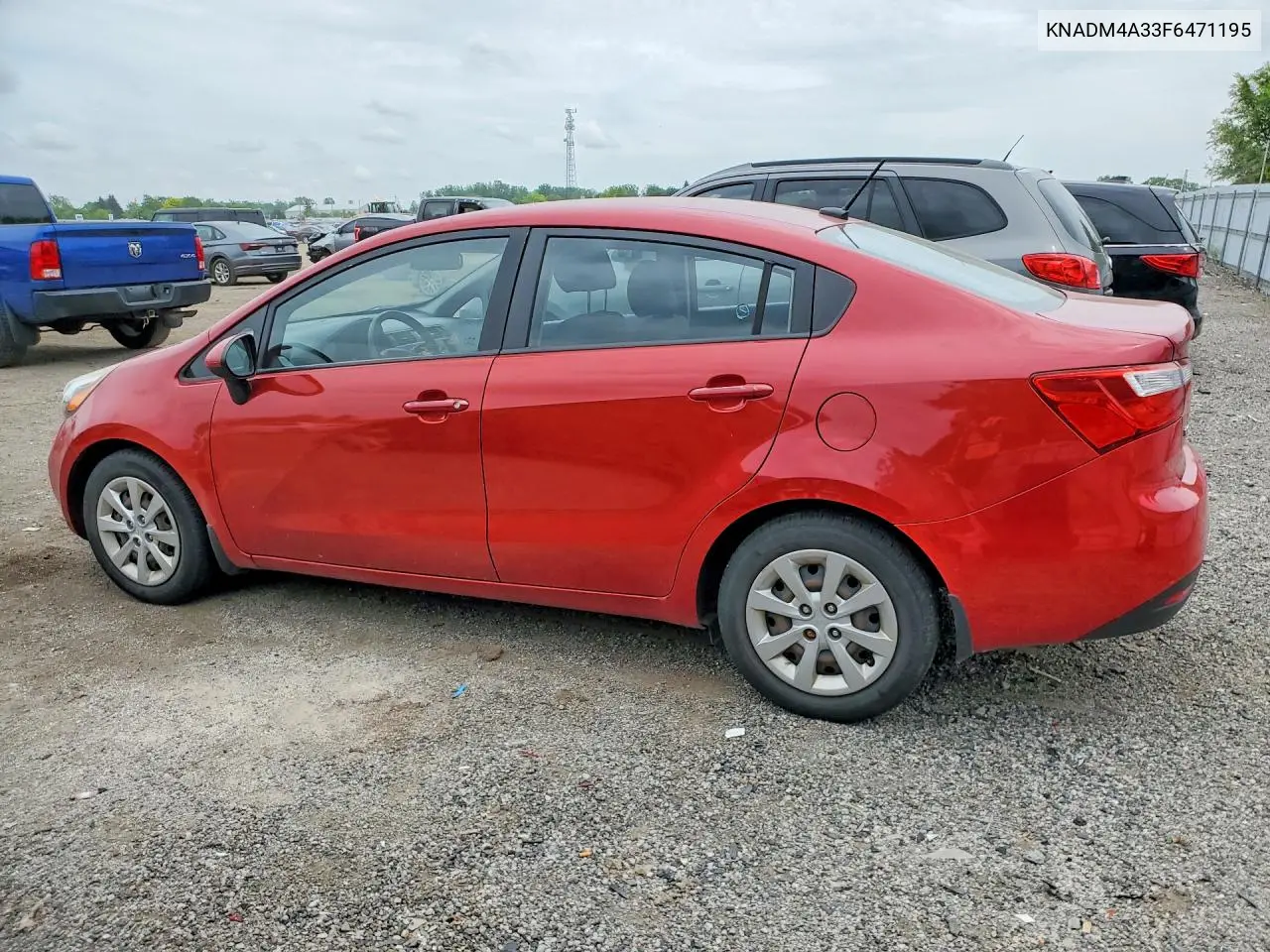 2015 Kia Rio Lx VIN: KNADM4A33F6471195 Lot: 56606276