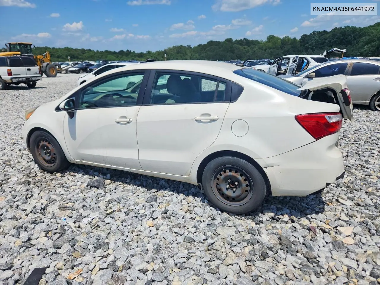 2015 Kia Rio Lx VIN: KNADM4A35F6441972 Lot: 59123816