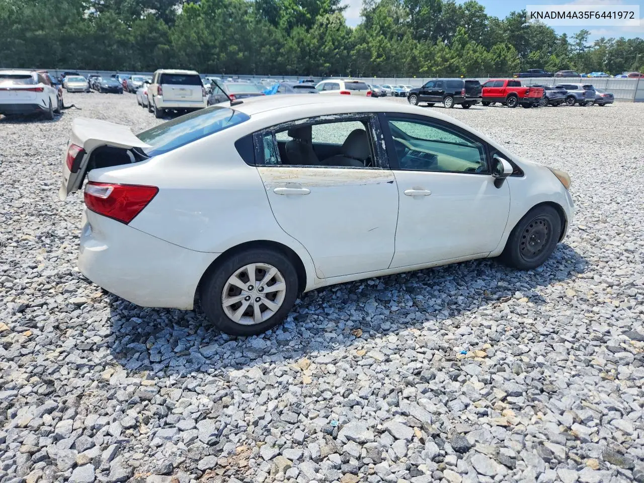 2015 Kia Rio Lx VIN: KNADM4A35F6441972 Lot: 59123816