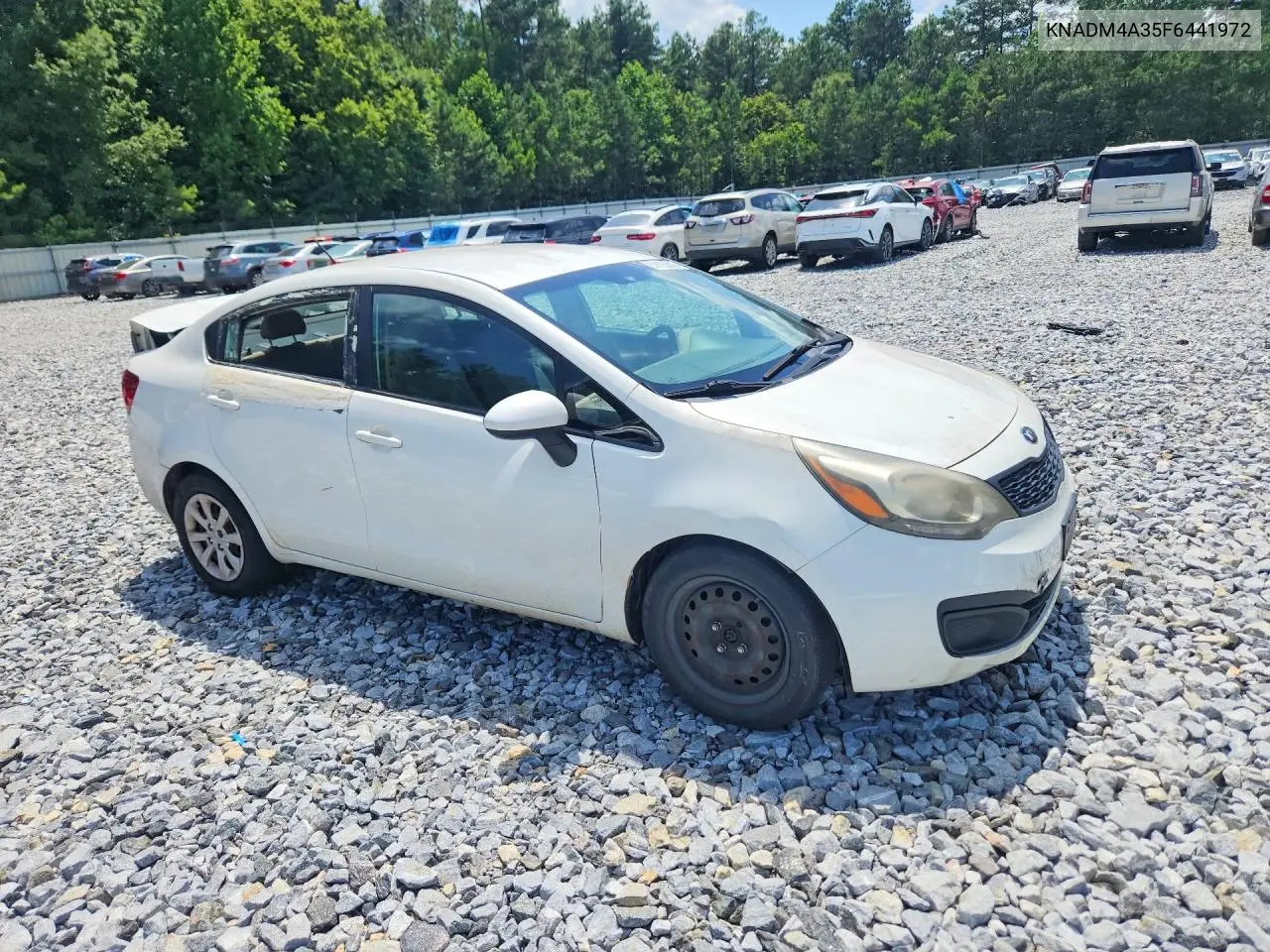 2015 Kia Rio Lx VIN: KNADM4A35F6441972 Lot: 59123816