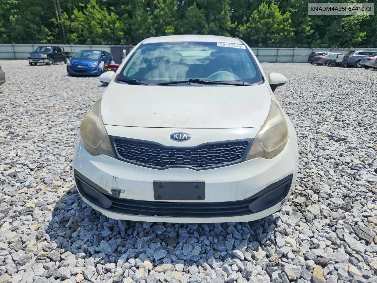 2015 Kia Rio Lx VIN: KNADM4A35F6441972 Lot: 59123816