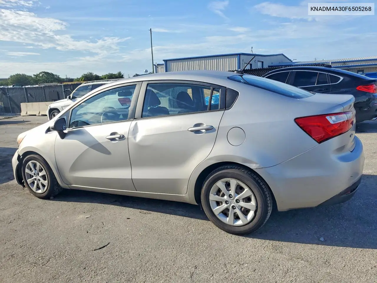 2015 Kia Rio Lx VIN: KNADM4A30F6505268 Lot: 59360936