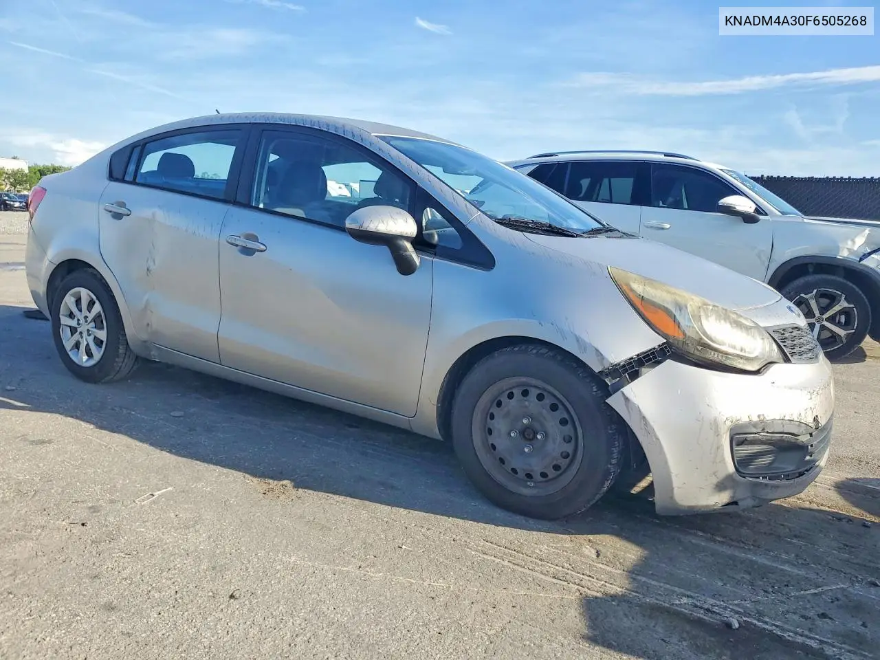 2015 Kia Rio Lx VIN: KNADM4A30F6505268 Lot: 59360936