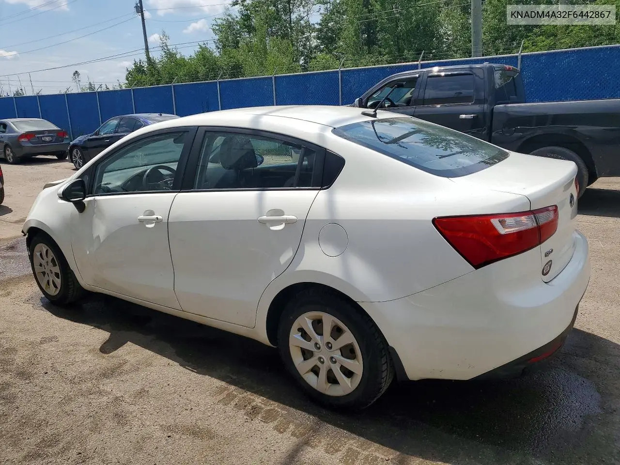 2015 Kia Rio Lx VIN: KNADM4A32F6442867 Lot: 60226856