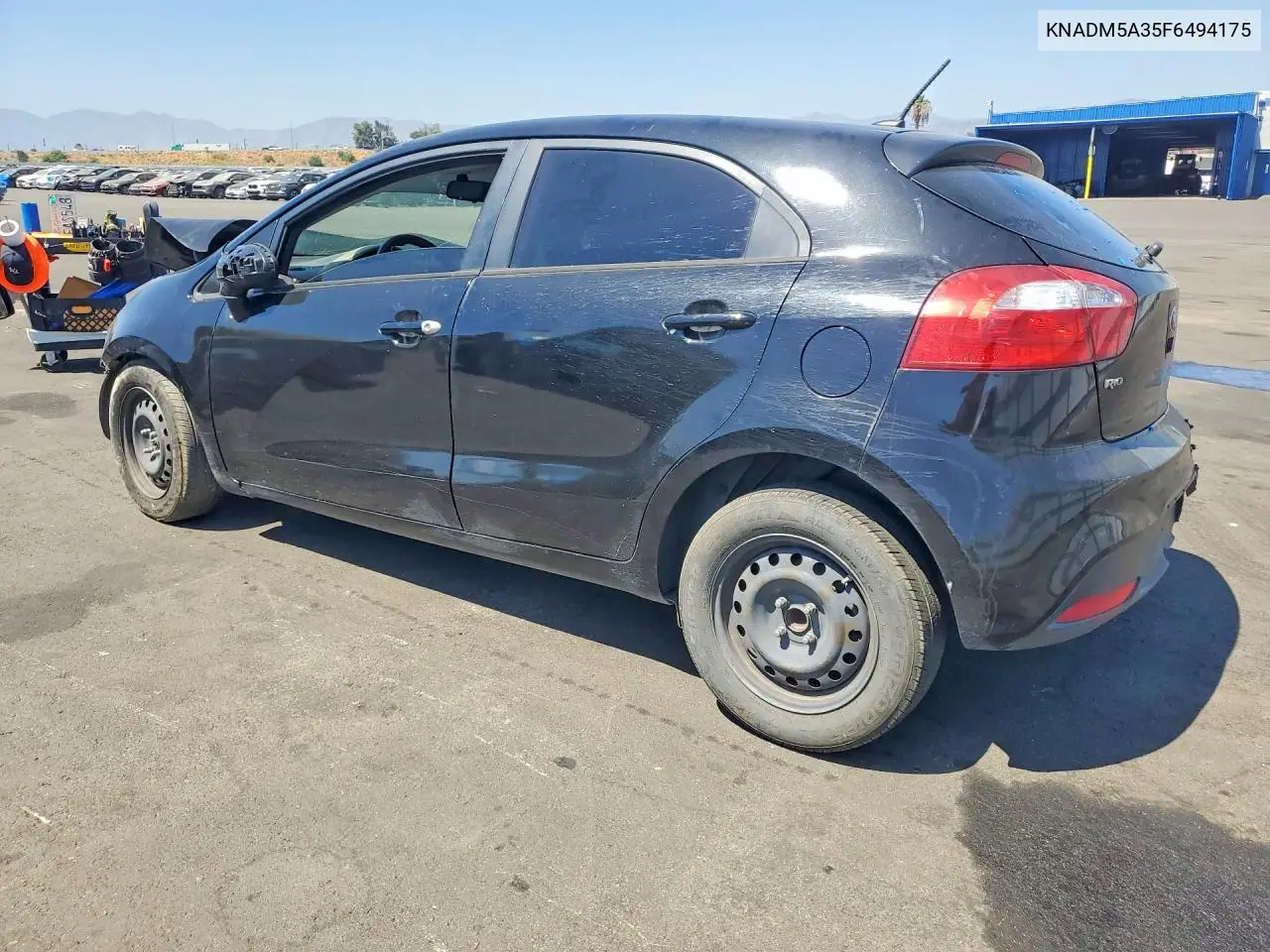 2015 Kia Rio Lx VIN: KNADM5A35F6494175 Lot: 60632856
