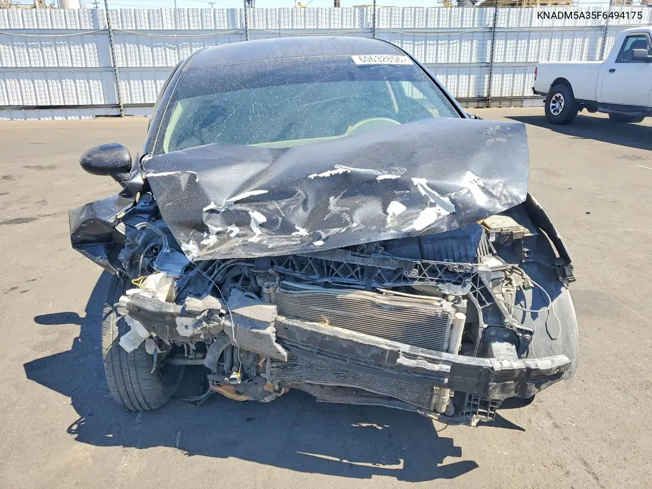 2015 Kia Rio Lx VIN: KNADM5A35F6494175 Lot: 60632856