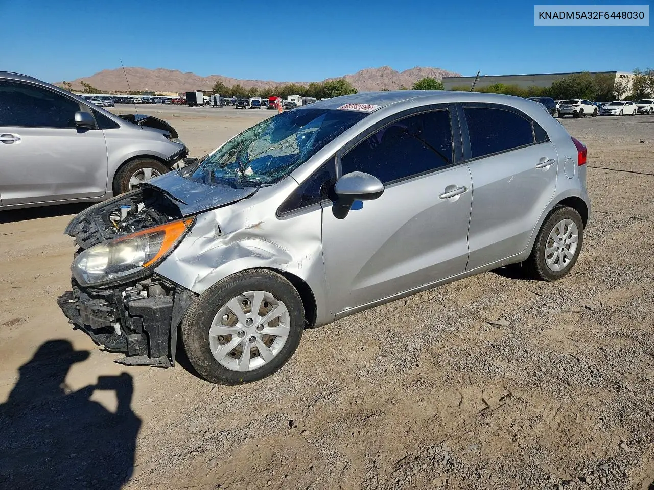 2015 Kia Rio Lx VIN: KNADM5A32F6448030 Lot: 60702196