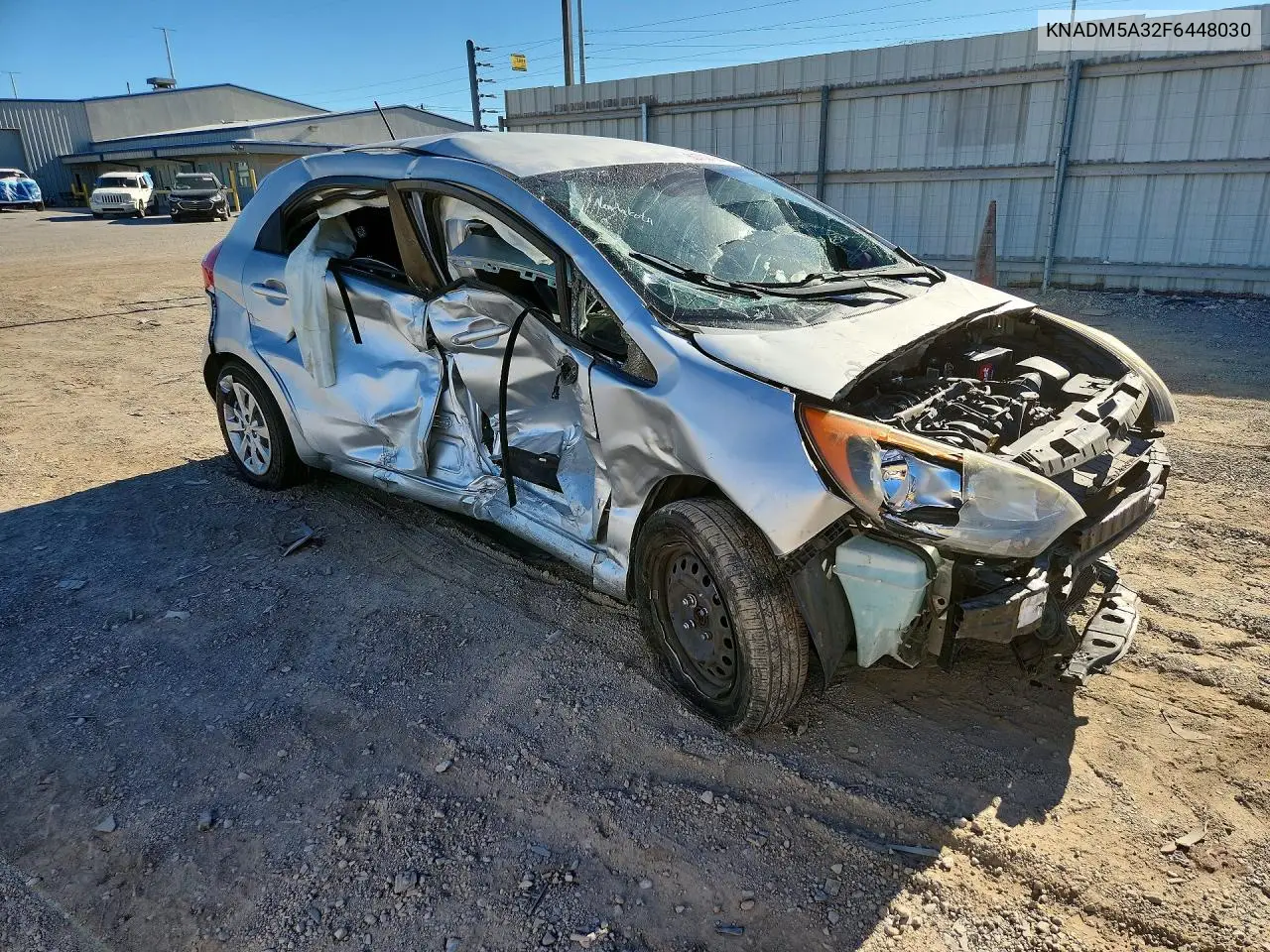 2015 Kia Rio Lx VIN: KNADM5A32F6448030 Lot: 60702196