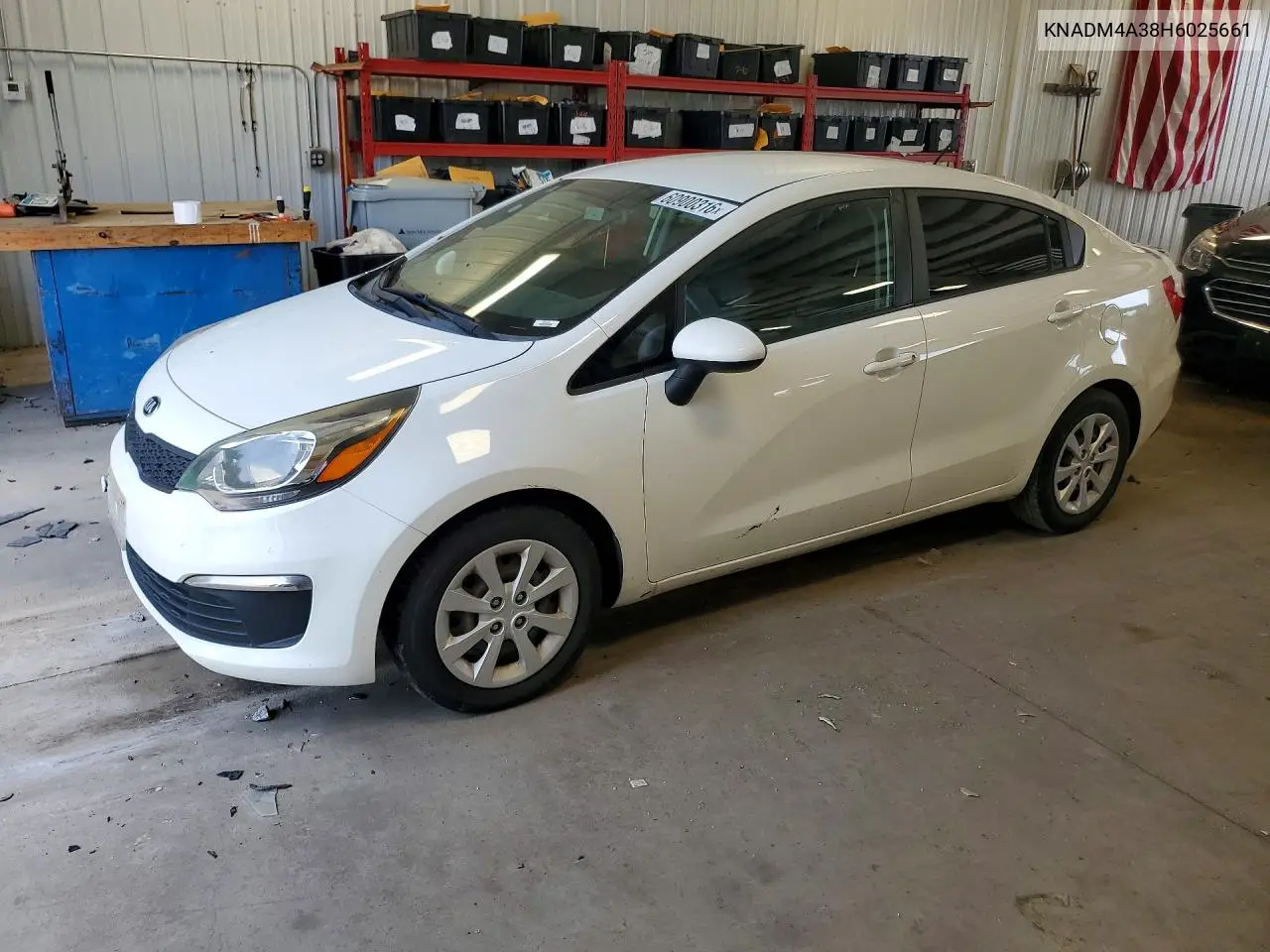 2015 Kia Rio VIN: KNADM4A38H6025661 Lot: 60900316