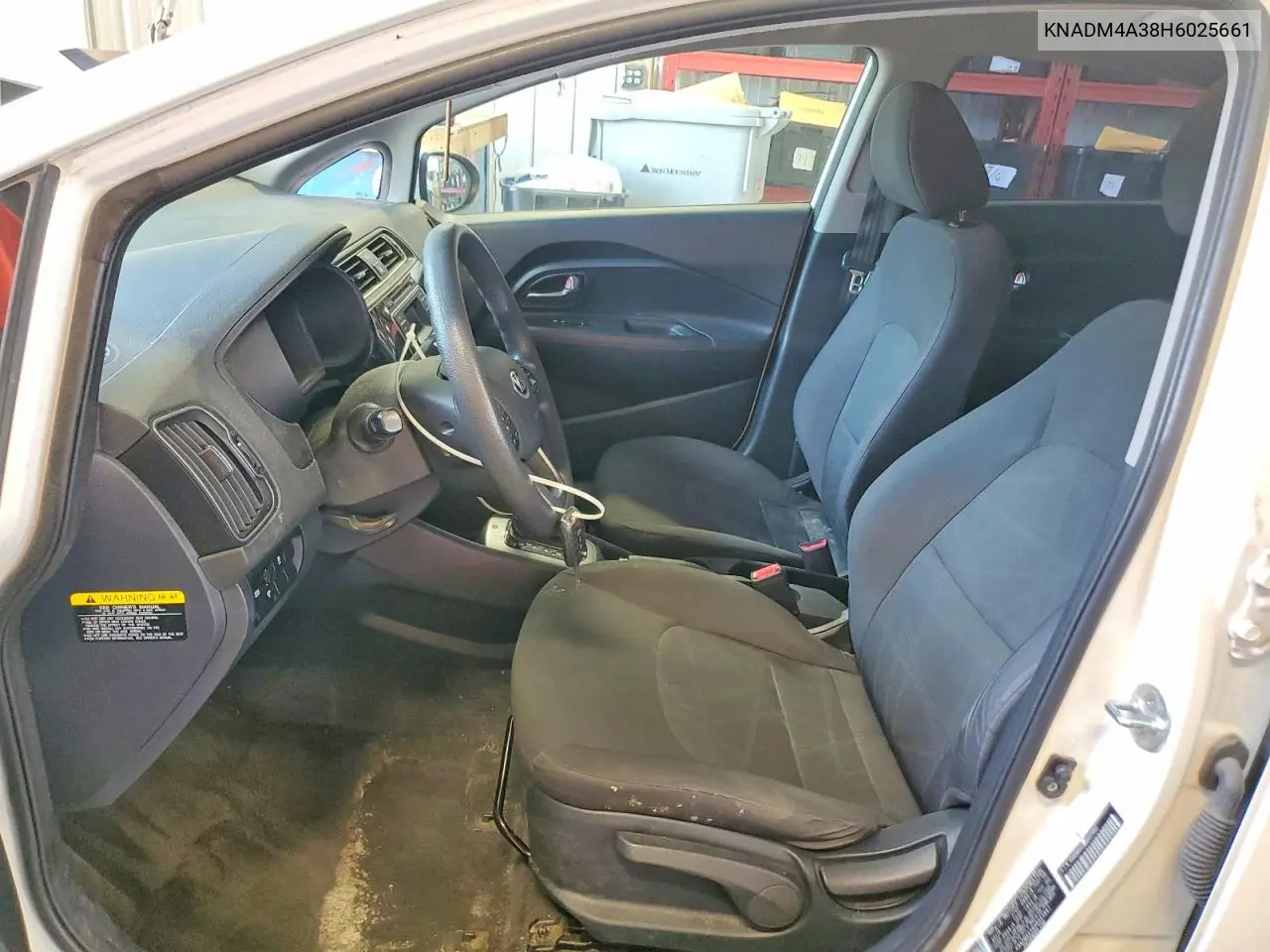 2015 Kia Rio VIN: KNADM4A38H6025661 Lot: 60900316