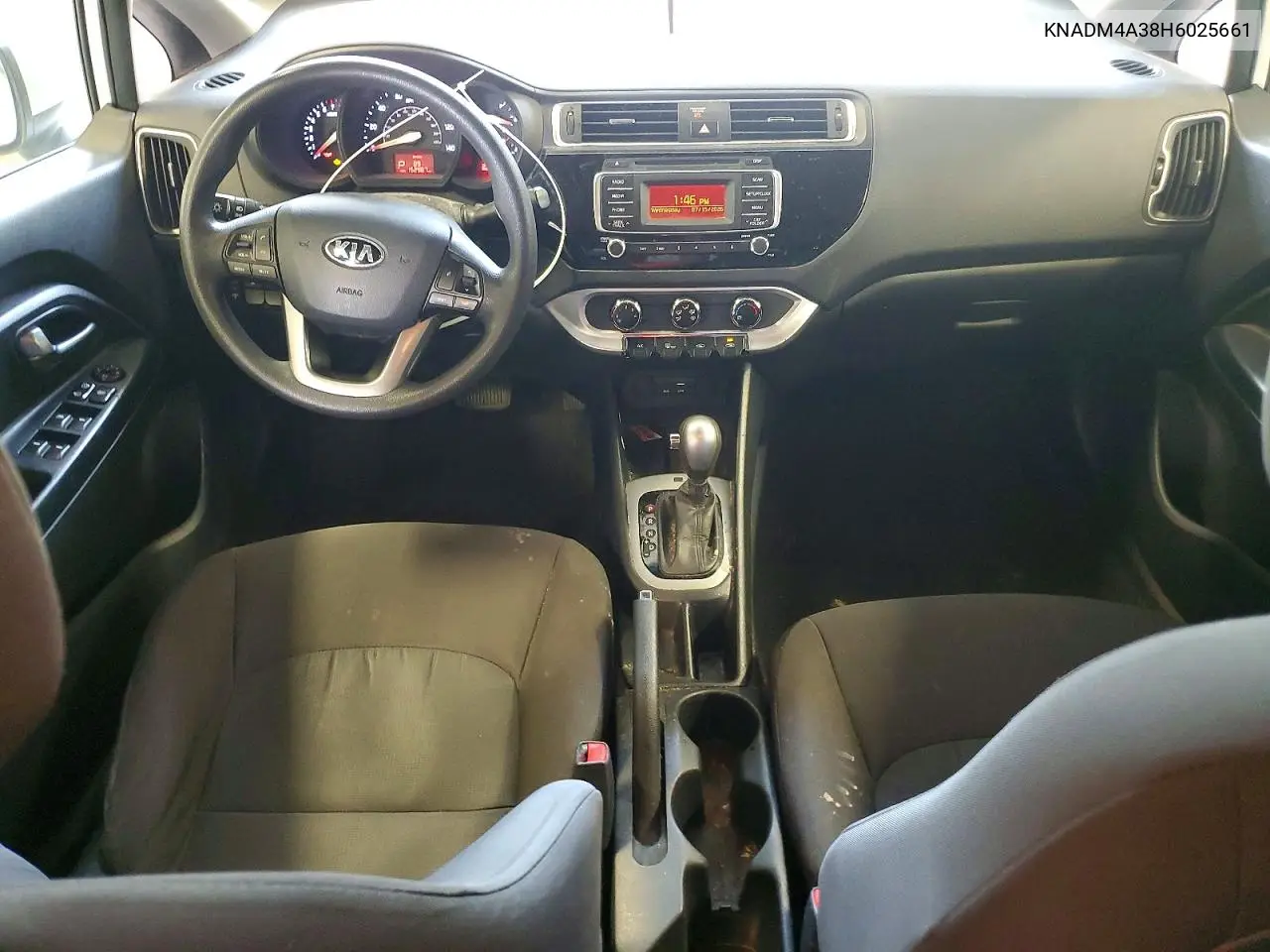 2015 Kia Rio VIN: KNADM4A38H6025661 Lot: 60900316