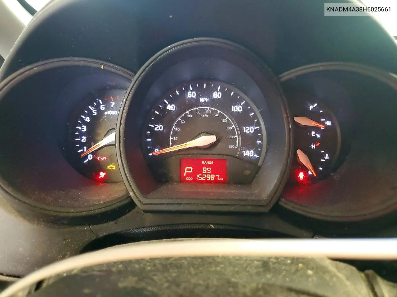 2015 Kia Rio VIN: KNADM4A38H6025661 Lot: 60900316